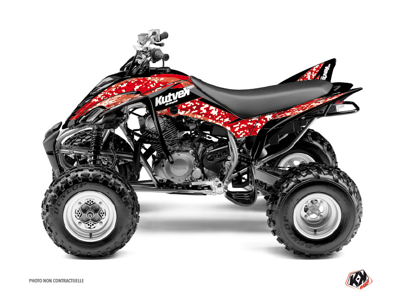 Kit Déco Quad Predator Yamaha 350 Raptor Rouge