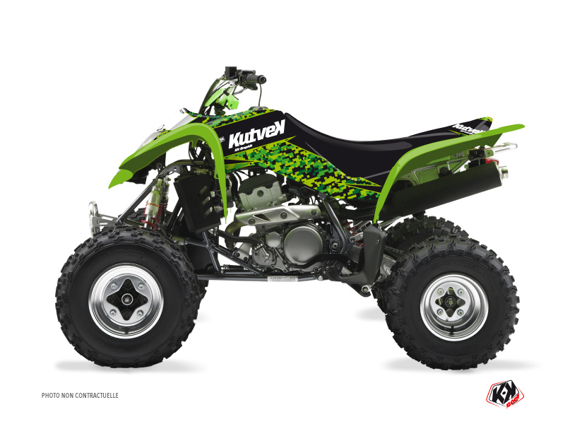 Kit Déco Quad Predator Kawasaki 400 KFX Noir Vert