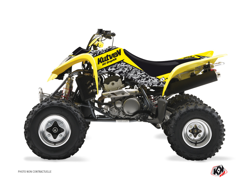 Suzuki 400 LTZ ATV Predator Graphic Kit Yellow