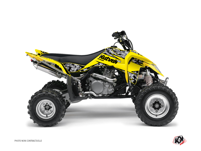 Suzuki 450 LTR ATV Predator Graphic Kit Yellow