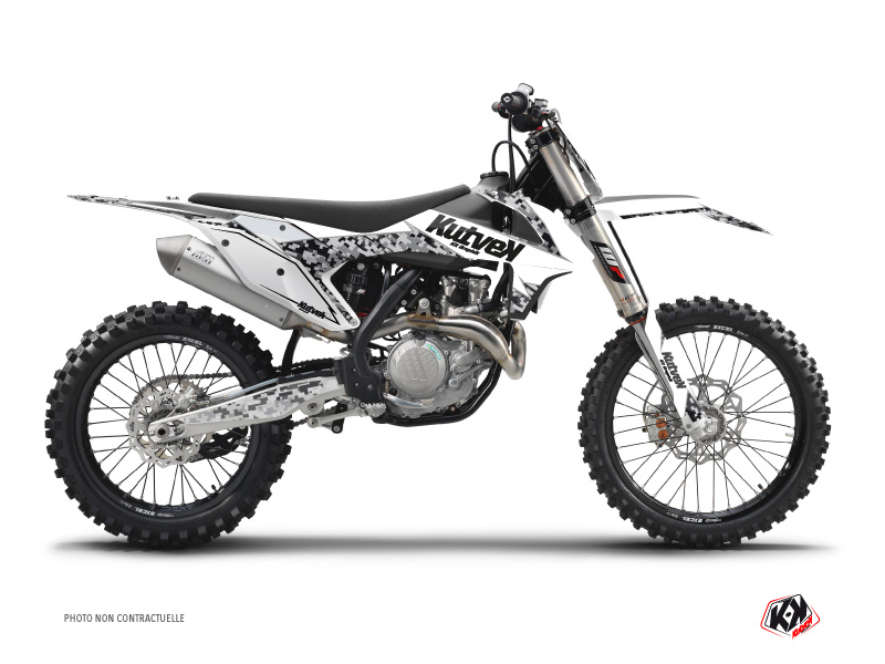 Kit Déco Moto Cross Predator KTM 450 SXF Blanc