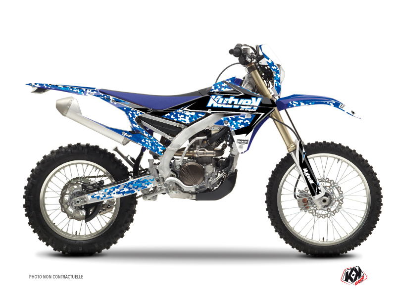 Kit Déco Moto Cross Predator Yamaha 450 WRF Bleu