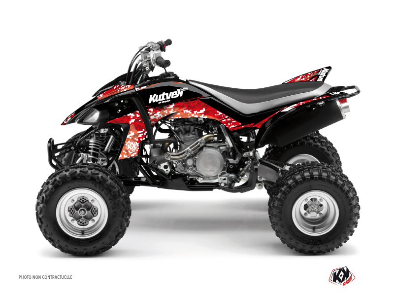 Yamaha 450 YFZ ATV Predator Graphic Kit Red