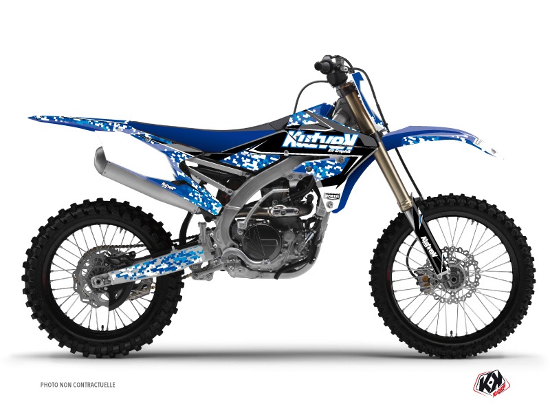 Yamaha 450 YZF Dirt Bike Predator Graphic Kit Blue