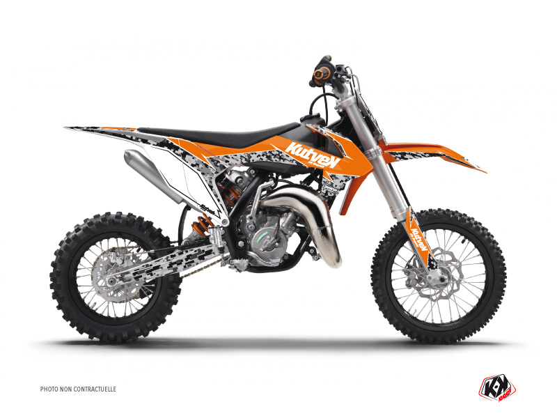 KTM 50 SX Dirt Bike Predator Graphic Kit Orange