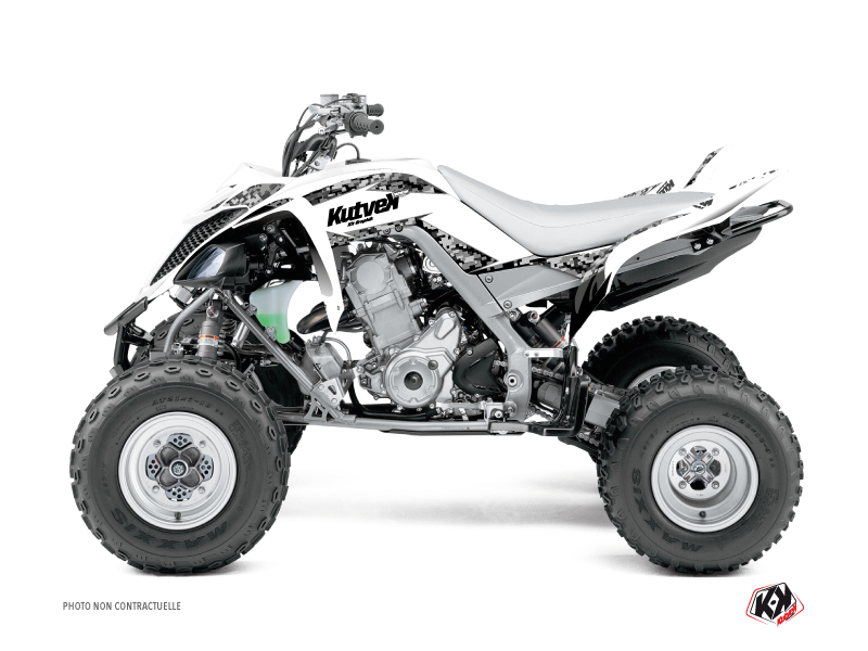 Yamaha 660 Raptor ATV Predator Graphic Kit White