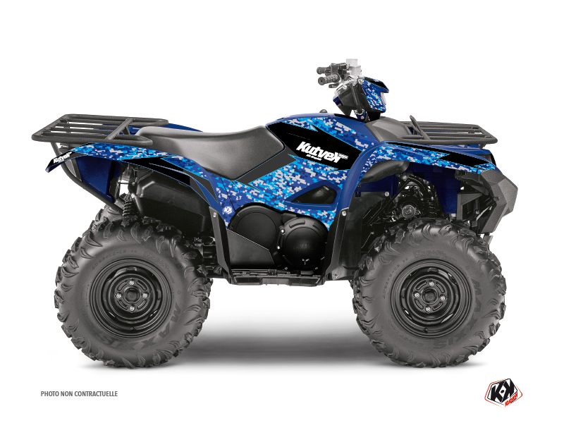 Kit Déco Quad Predator Yamaha 700-708 Grizzly Bleu