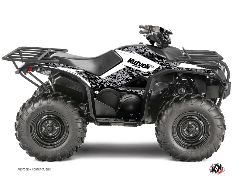 Yamaha 700-708 Kodiak ATV Predator Graphic Kit White