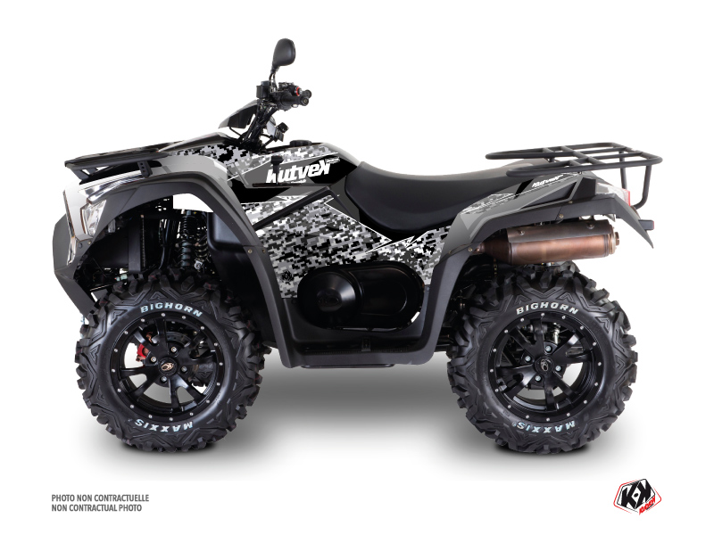 Kymco 700 MXU ATV Predator Graphic Kit Grey