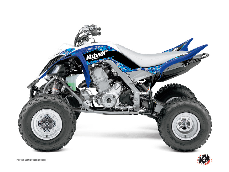 Yamaha 700 Raptor ATV Predator Graphic Kit Blue