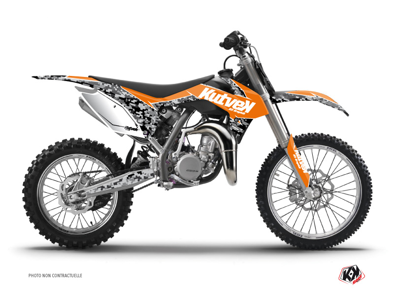 KTM 85 SX Dirt Bike Predator Graphic Kit Orange