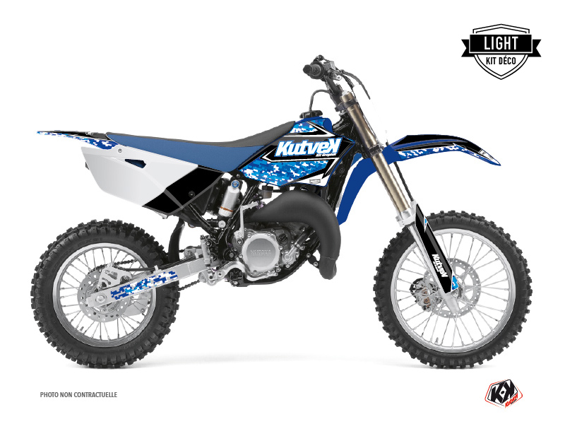 Yamaha 85 YZ Dirt Bike Predator Graphic Kit Blue LIGHT