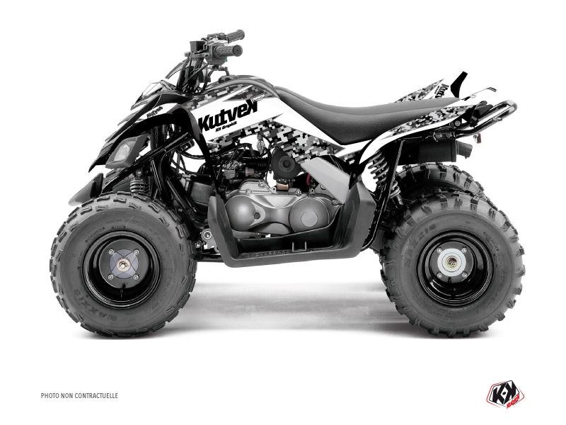 Kit Déco Quad Predator Yamaha 90 Raptor Blanc