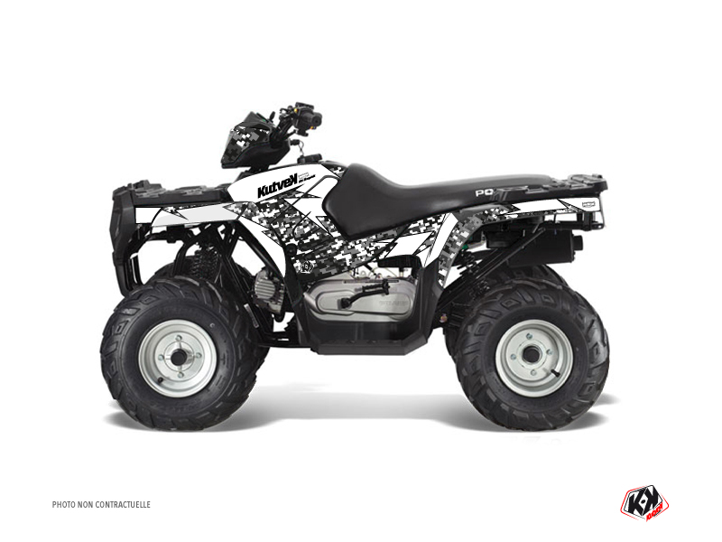 Kit Déco Quad Predator Polaris 90 Sportsman Blanc