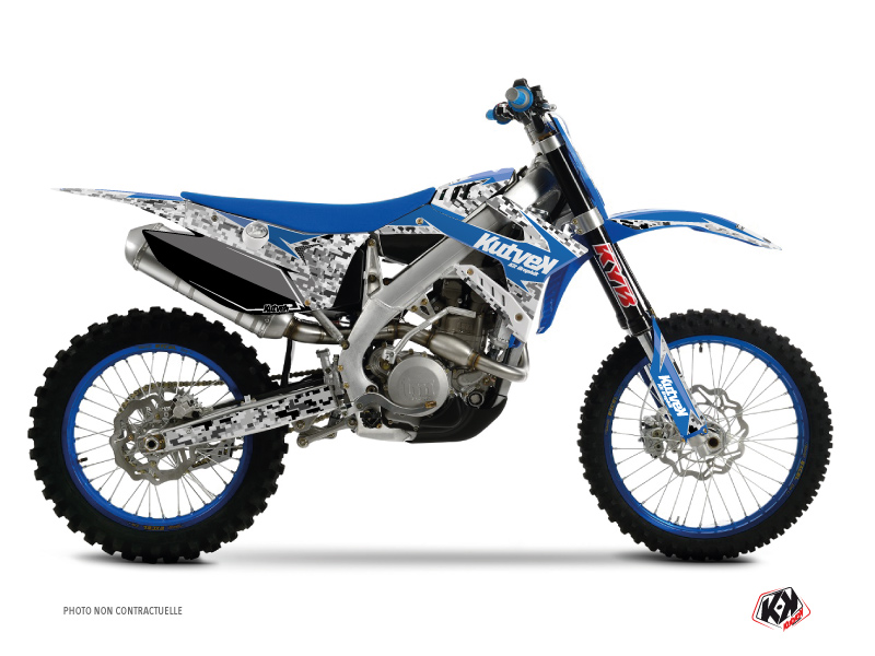 TM MX 250 FI Dirt Bike Predator Graphic Kit Blue