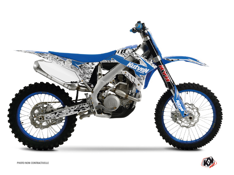 TM MX 450 FI Dirt Bike Predator Graphic Kit Blue
