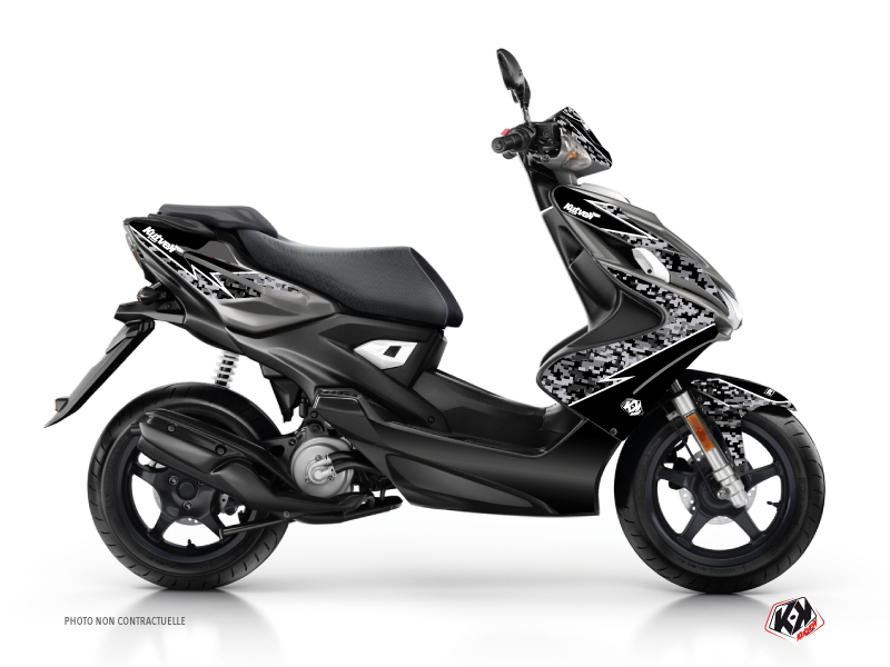 Kit Déco Scooter Predator Yamaha Aerox Noir