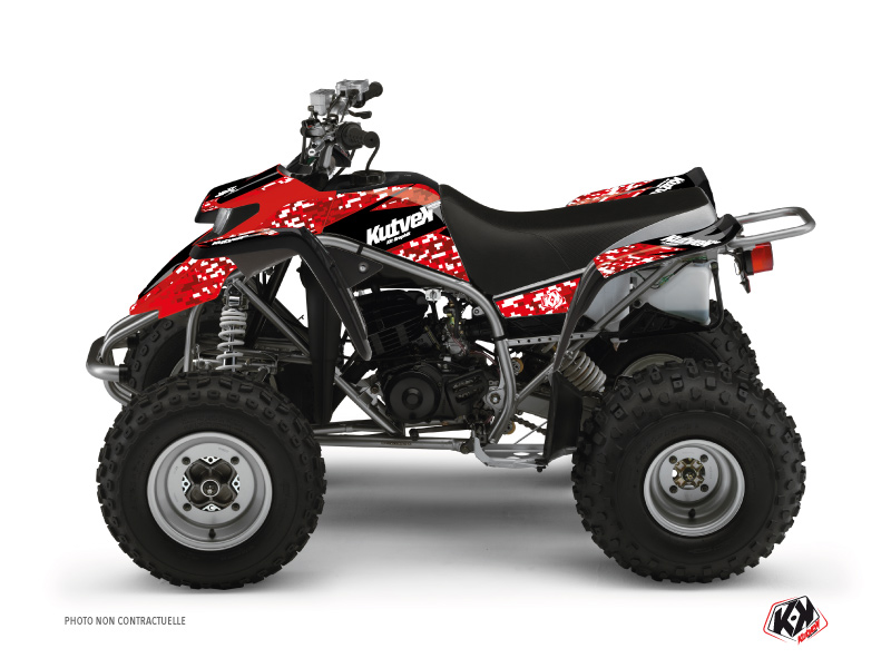 Kit Déco Quad Predator Yamaha Blaster Rouge