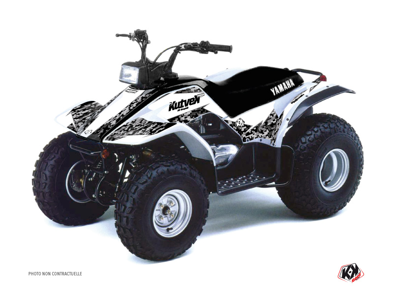 Yamaha Breeze ATV Predator Graphic Kit White