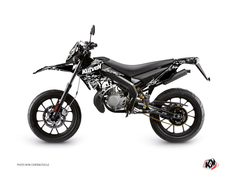 Derbi Xtreme 50cc Predator Graphic Kit Black