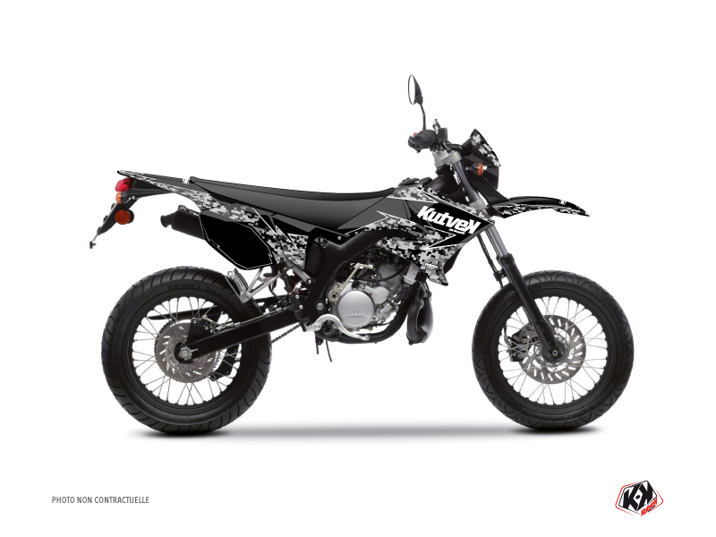 Yamaha DT 50 50cc Predator Graphic Kit Black
