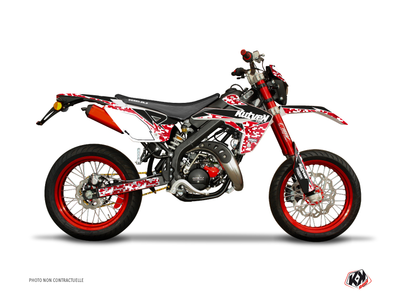 Kit Déco 50cc Predator Rieju MRT 50 Rouge