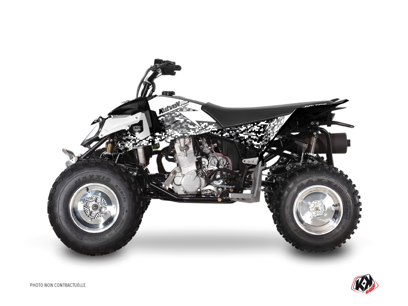 Polaris Outlaw 450 ATV Predator Graphic Kit White