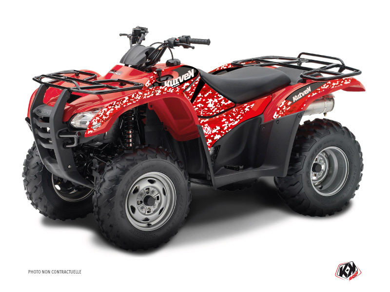 Honda Rancher 420 ATV Predator Graphic Kit Red