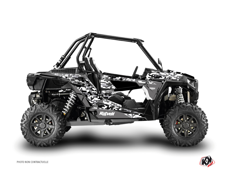 Polaris RZR 1000 UTV Predator Graphic Kit Black