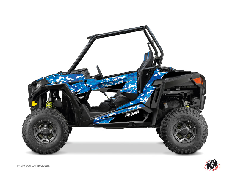 Kit Déco SSV Predator Polaris RZR 900 Bleu