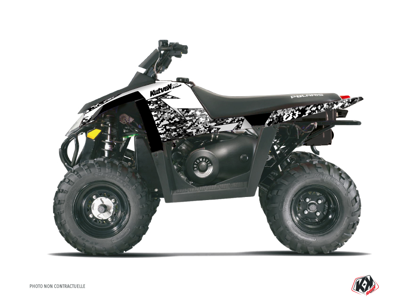 Kit Déco Quad Predator Polaris Scrambler 500 Blanc