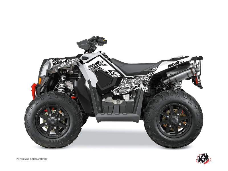 Kit Déco Quad Predator Polaris Scrambler 850-1000 XP Blanc