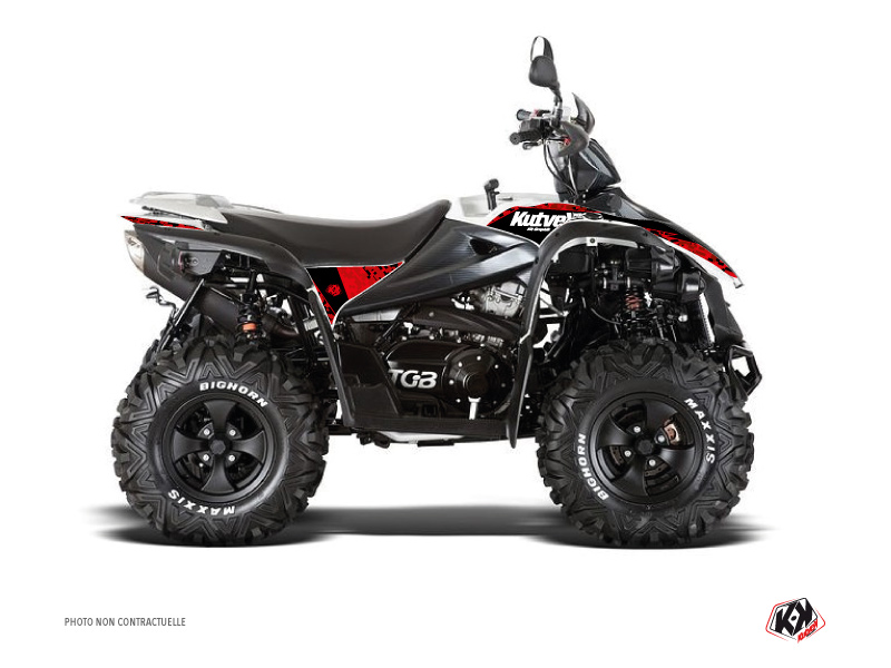 TGB Target ATV Predator Graphic Kit Red Black