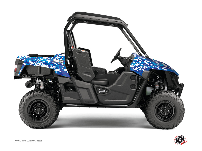 Yamaha Wolverine-R UTV Predator Graphic Kit Blue