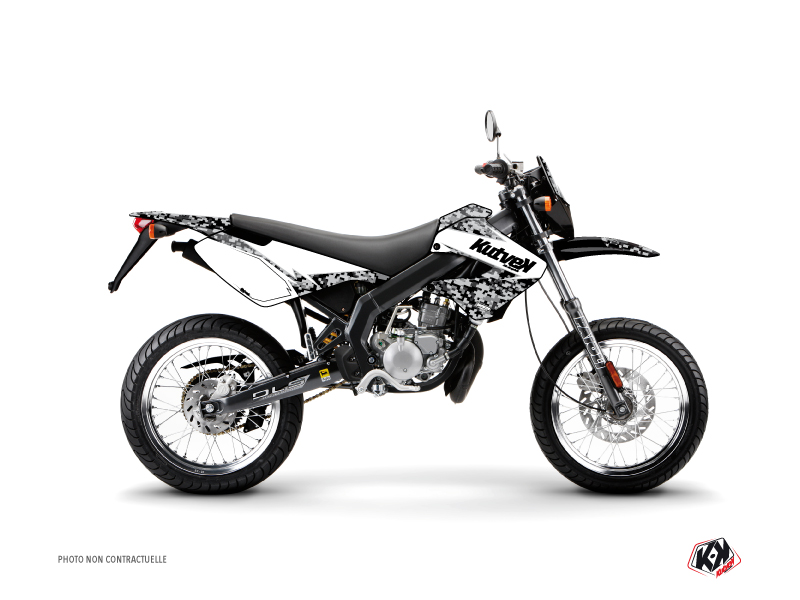 Kit Déco 50cc Predator Derbi Xrace Blanc