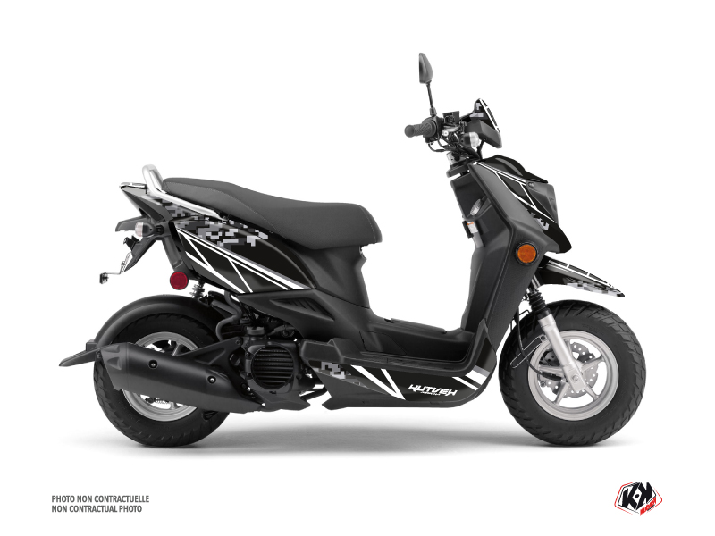 Kit Déco Scooter Predator Yamaha ZUMA 50FX Noir Gris