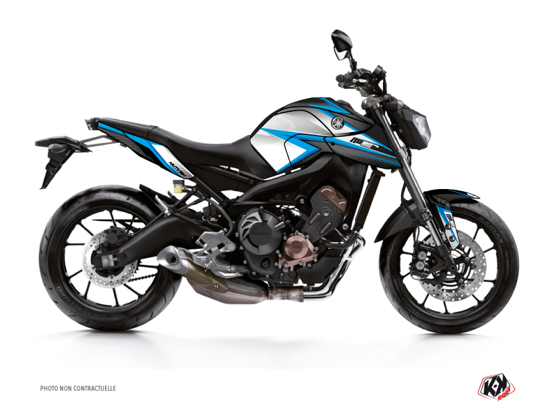 Kit Déco Moto Profil Yamaha MT 09 Bleu