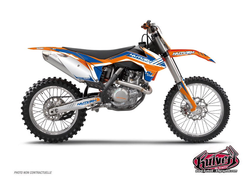 Kit Déco Moto Cross Pulsar KTM EXC-EXCF Bleu