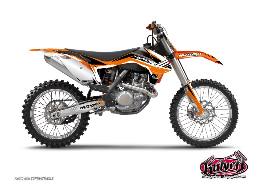 Kit Déco Moto Cross Pulsar KTM EXC-EXCF Noir