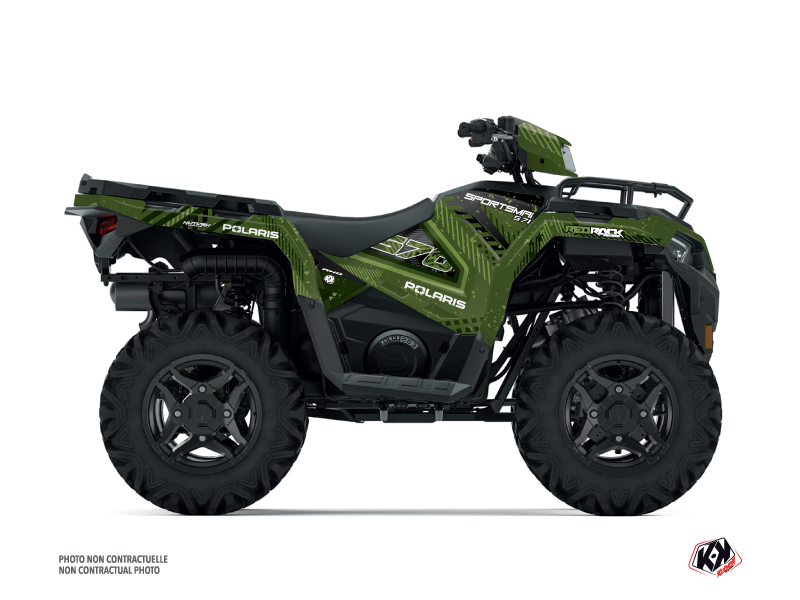 Polaris 570 Sportsman ATV Redrock Graphic Kit Green