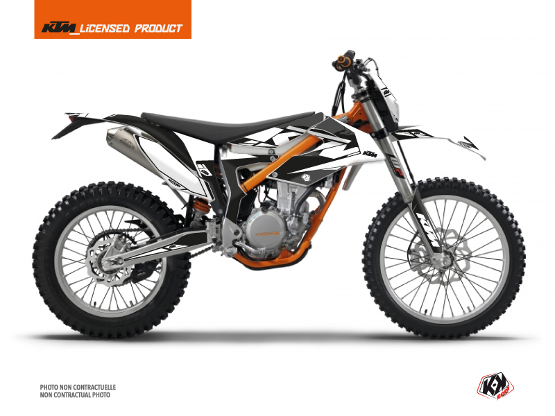 Kit Déco Moto Cross Reflex KTM 350 FREERIDE Blanc