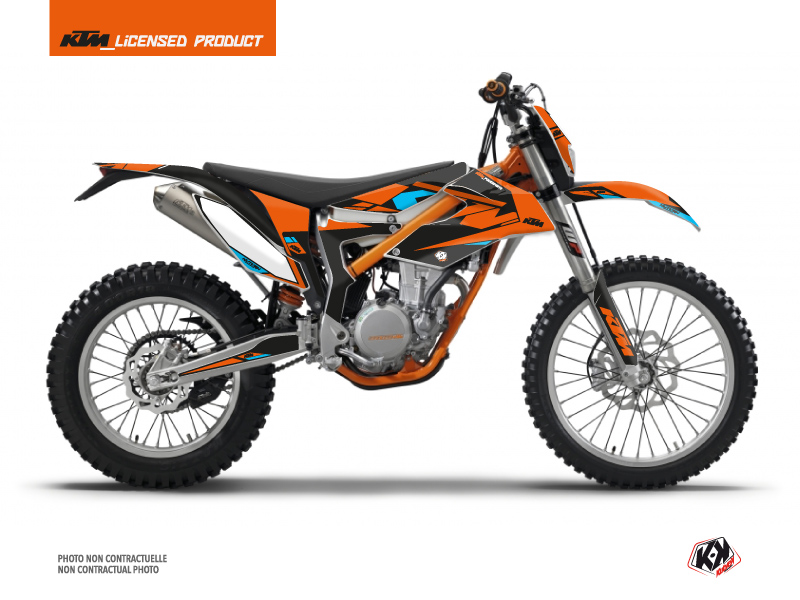 KTM 350 FREERIDE Dirt Bike Reflex Graphic Kit Orange