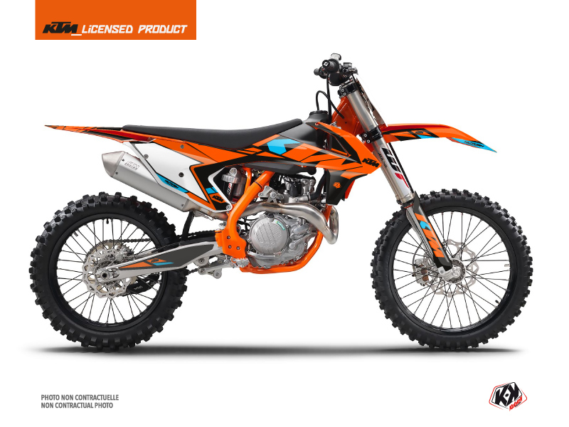 KTM 350 SXF Dirt Bike Reflex Graphic Kit Orange