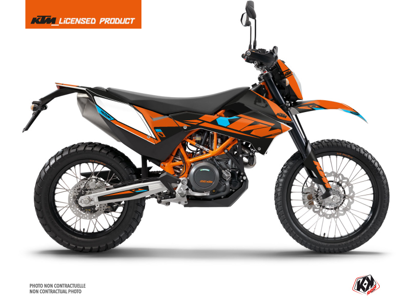 Kit Déco Moto Cross Reflex KTM 690 ENDURO R Orange