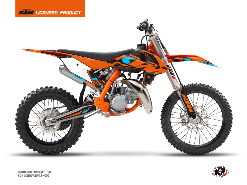 KTM 85 SX Dirt Bike Reflex Graphic Kit Orange