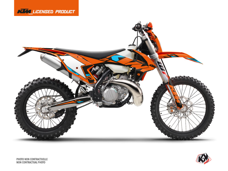 KTM EXC-EXCF Dirt Bike Reflex Graphic Kit Orange