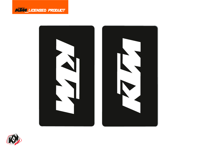 Kit Déco Stickers de fourche Reflex Moto Cross KTM SX-SXF EXC-EXCF Blanc