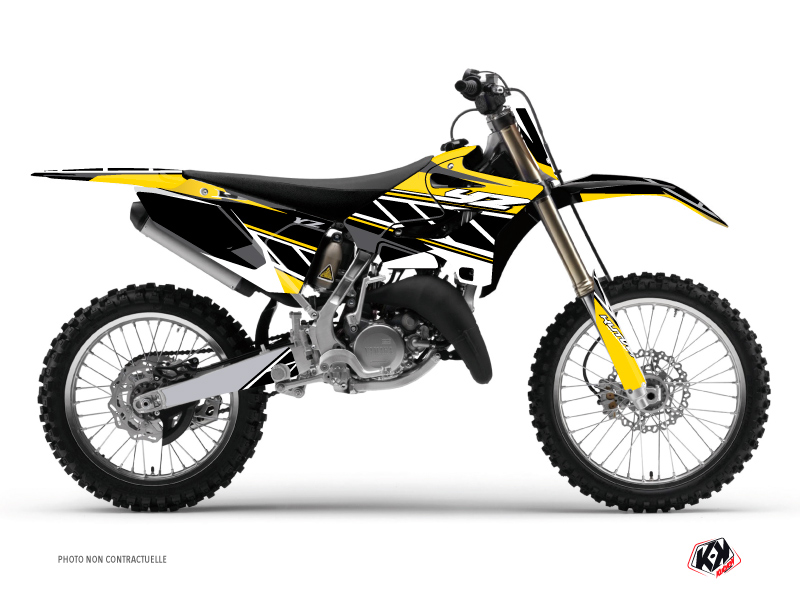 Yamaha 125 YZ Dirt Bike Replica Graphic Kit Yellow