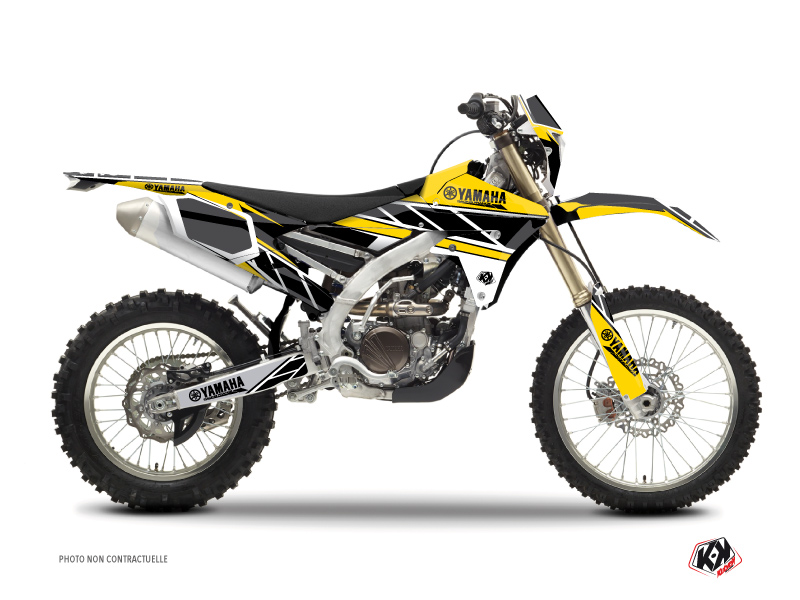 Kit Déco Moto Cross Replica Yamaha 250 WRF Jaune