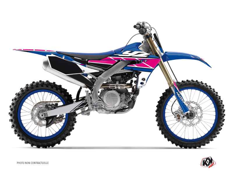 Yamaha 250 YZF Dirt Bike Replica Graphic Kit Pink Kutvek Kit Graphik